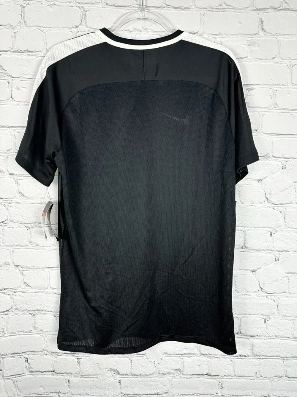 Nike Men's Dri-FIT Academy Short Sleeve Print Soccer Top, Size Large, Black